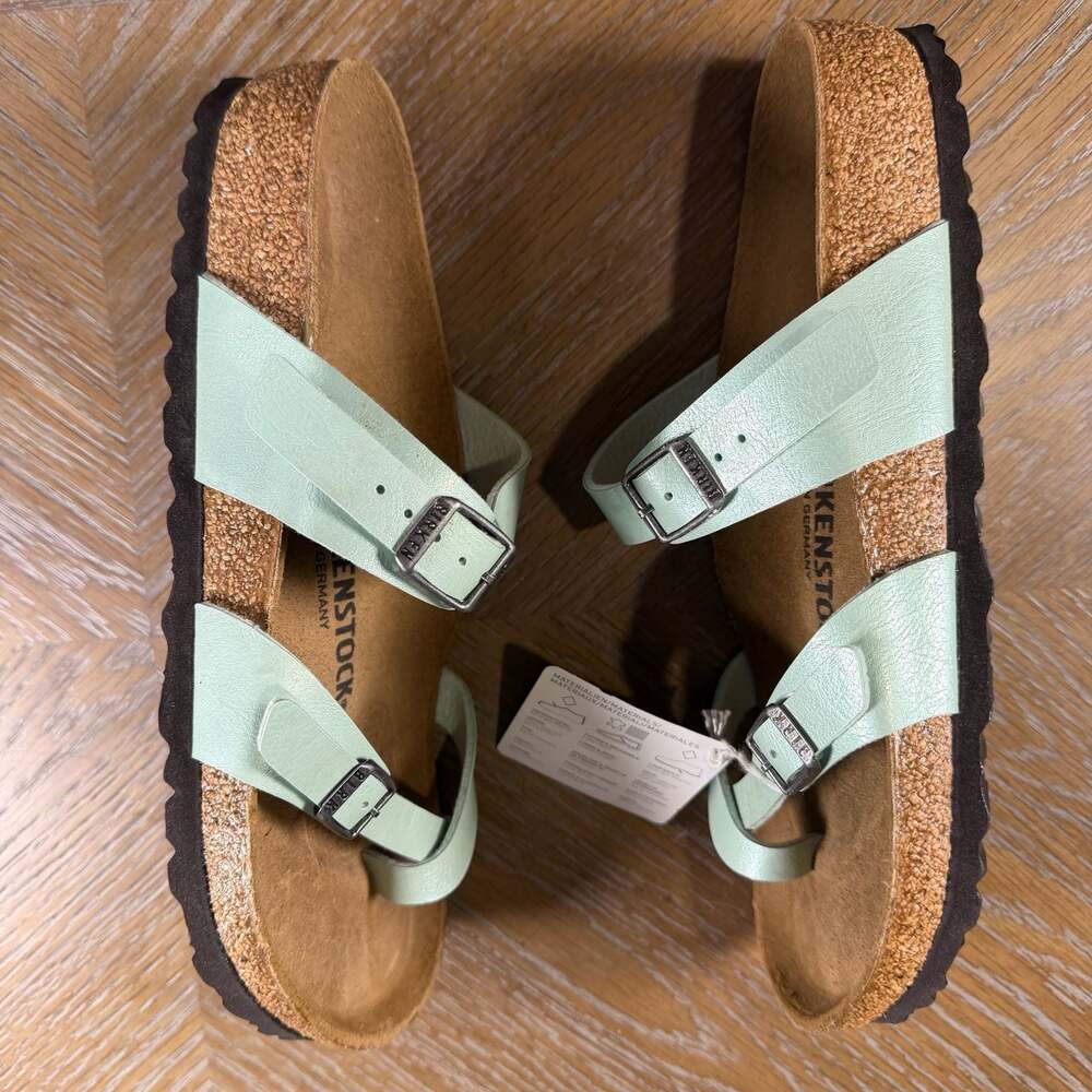 RARE Birkenstock Mayari Sandals in Graceful Matcha Women Sz 8.5 - Picture 6 of 8